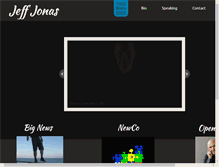 Tablet Screenshot of jeffjonas.com